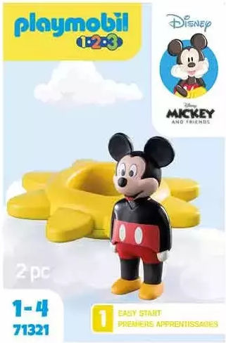 Playmobil 123 Mickey Mouse With Rotating Sun for 1-4 years old