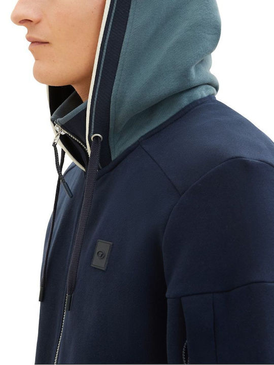 Light Blue Hoodie Cardigan