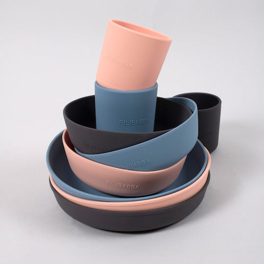 Filibabba Baby Cups made of Silicone Orange 2pcs