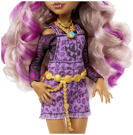 Mattel Crescent Clawdeen Wolf Κούκλα για 4+ Ετών 25εκ.