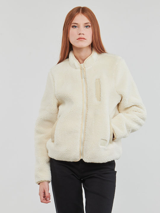 W Wuzer Fuzzar Damen Jacke in Beige Farbe