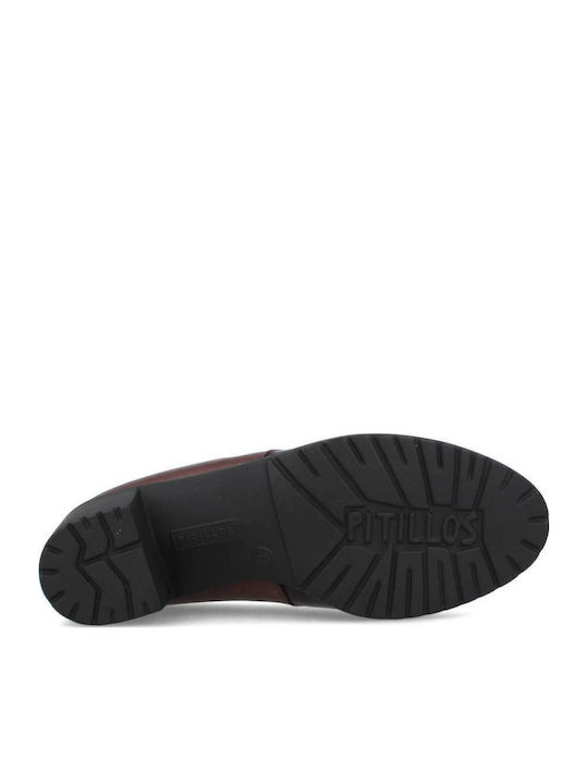 Leder Pumps Braun