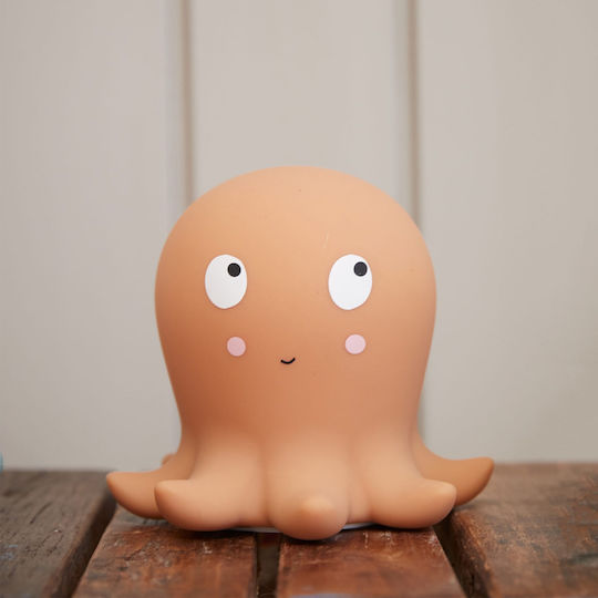 Filibabba Φωτάκι Νυκτός LED Otto the Octopus Оранжев