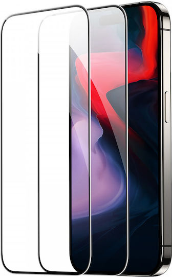 ESR Shield Tempered Glass 2τμχ Μαύρο (iPhone 15 Pro)