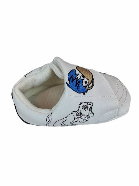 Boac Βρεφικά Sneakers Αγκαλιάς Λευκά