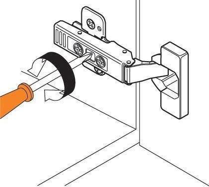 Blum Μεντεσές Επίπλου Βιδωτός από Μέταλλο 75T1650