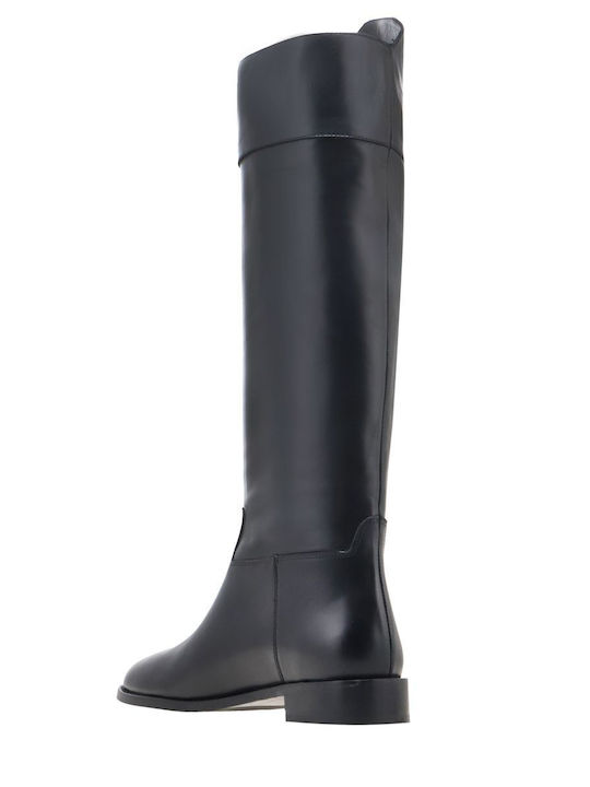 Leather Women's Boots Black