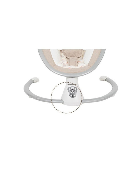 Kikka Boo Electric Baby Relax Twiddle with Music Grey for Child up to 9kg