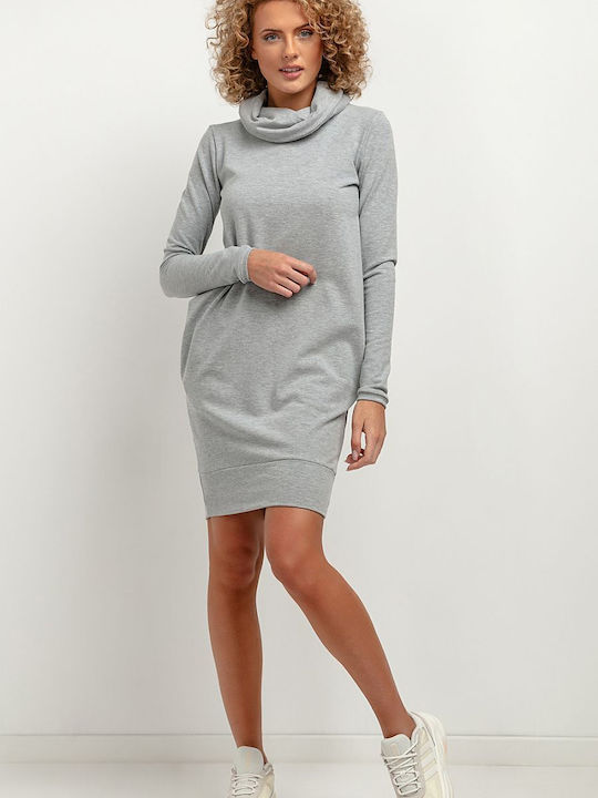 Tessita Mini Kleid Gray