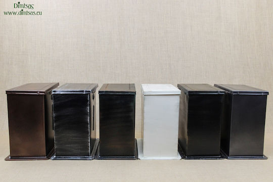 Weihrauchfass Gedenkornament Aufbewahrungsbox für Gräber aus Metall 24x20x24cm