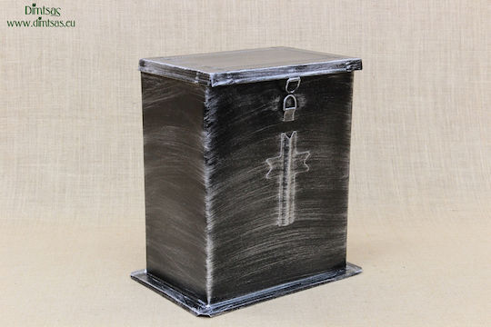 Gedenkornament Metallisch Weihrauchfass aus Metall 24x20x24cm
