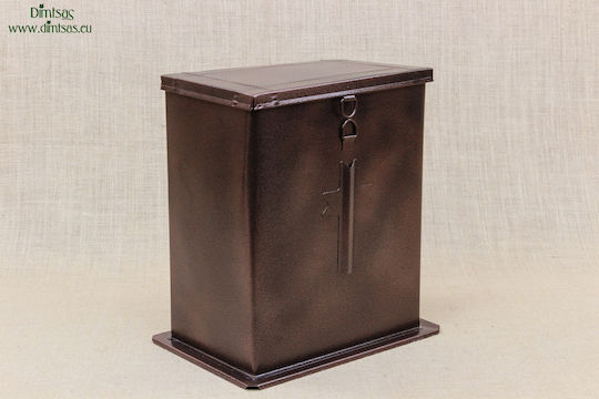 Weihrauchfass Gedenkornament Aufbewahrungsbox für Gräber aus Metall 24x20x24cm