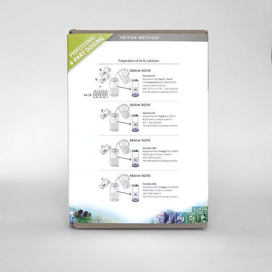 Triton Core7 Flex Base Elements Bulk 4x4l Βελτιωτικό Νερού Ενυδρείου 16ml 0.8kg