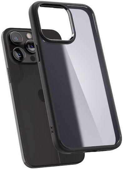 Spigen Ultra Hybrid Back Cover Plastic 2mm Frost Black (iPhone 15 Pro Max)
