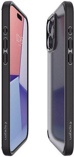 Spigen Ultra Hybrid Back Cover Plastic 2mm Frost Black (iPhone 15 Pro Max)