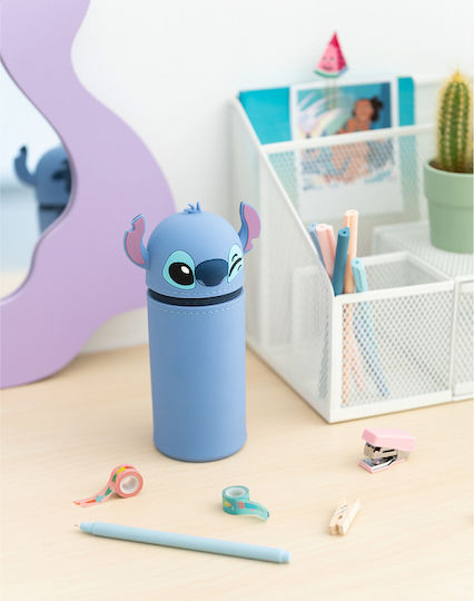 Grupo Erik Stitch Κασετίνα Βαρελάκι Γαλάζια