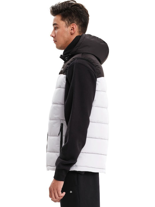 Безръкавно Зимно Puffer Водоустойчиво и Ветроустойчиво Якето Ice/Black