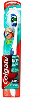 Colgate 360ᵒ Compact Manual Toothbrush White 1pcs