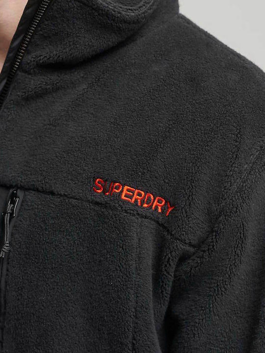 Code Men's Fleece Cardigan Black