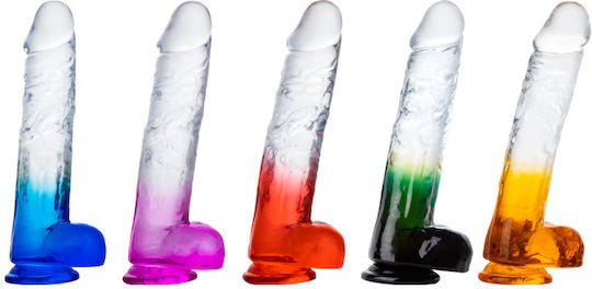 Dragon Realistisches Dildo Mit Saugnapf Orange 19cm