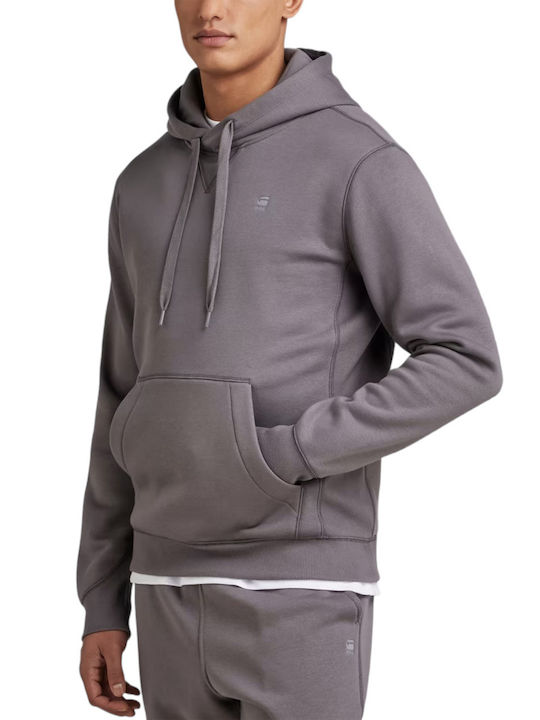 G-Star Raw Premium Core Men's Sweatshirt with Hood Gray