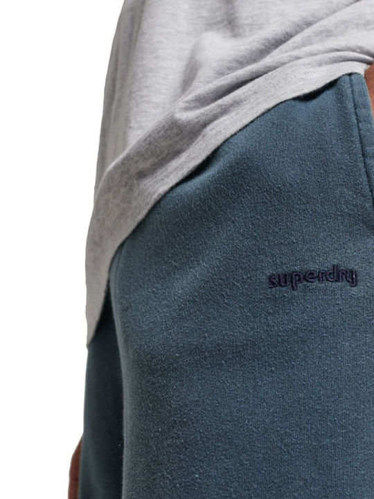 Sweatpants with Elastic Navy Blue