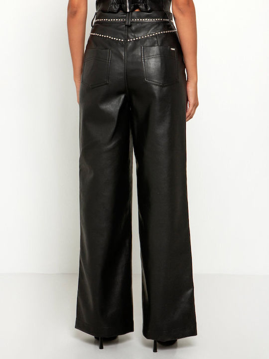 Women's Fabric Trousers Black