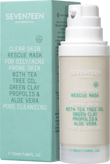 Seventeen Clear Skin Rescue Μάσκα Προσώπου 50ml