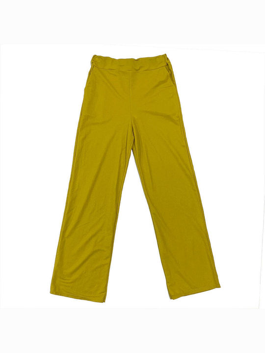 Ustyle Set Women's Sweatpants Yellow