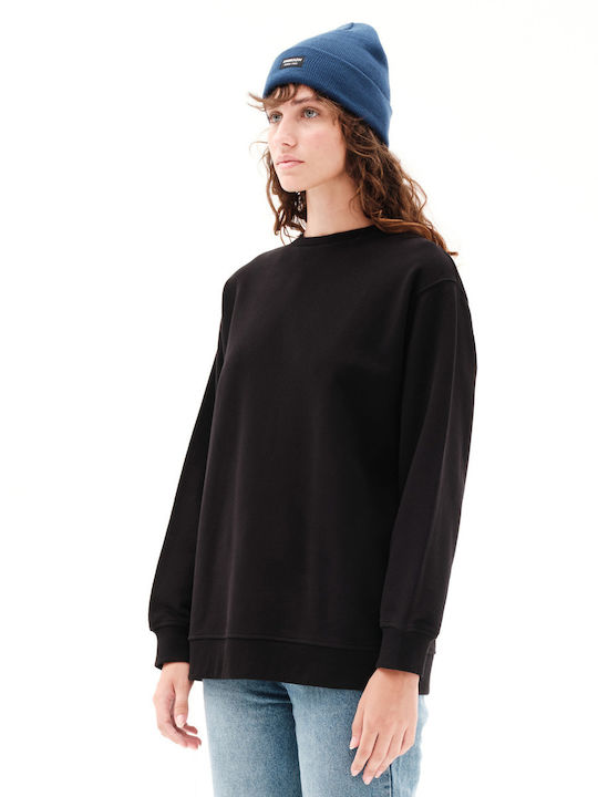 Long Women's Sweatshirt Black