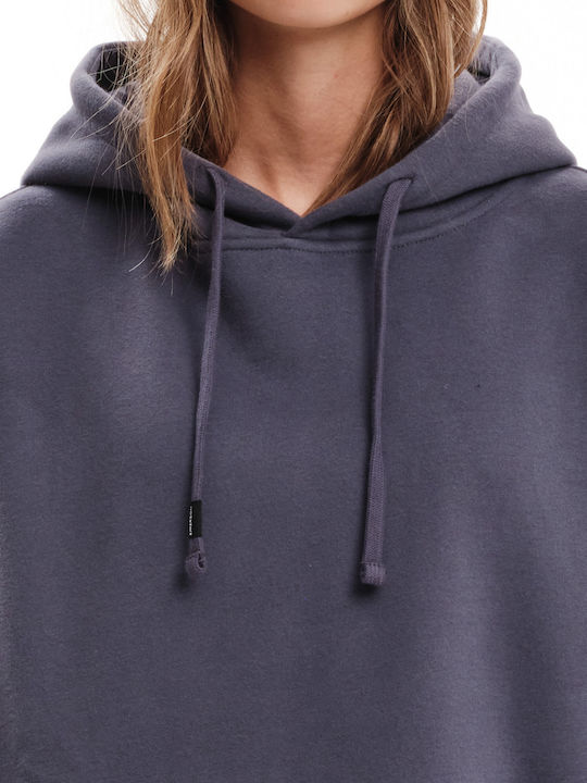 Women's Sweatshirt Hooded Gray
