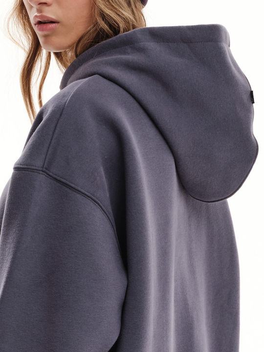 Women's Sweatshirt Hooded Gray