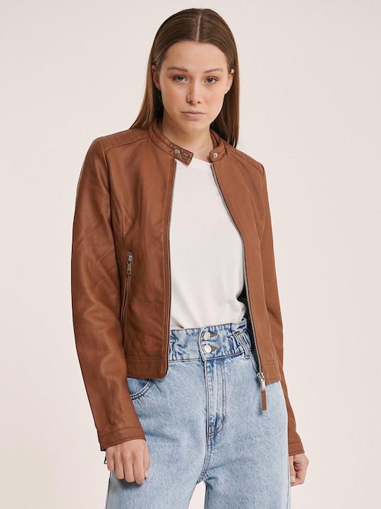 Alcott Γυναικείο Biker Jacket Ταμπά