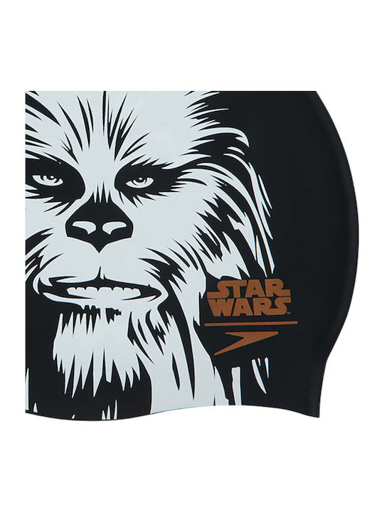 Speedo Star Wars Chewbacca Σκουφάκι Κολύμβησης Ενηλίκων από Σιλικόνη Μαύρο