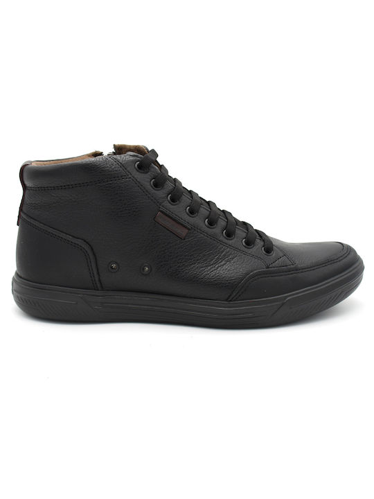 Pegada Men's Leather Boots Black