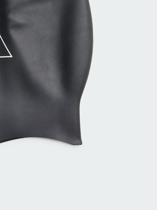 adidas Logo Σκουφάκι Κολύμβησης Ενηλίκων Μαύρο