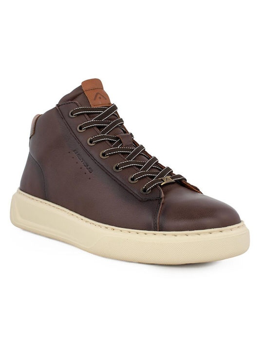 Ambitious Men's Leather Boots Brown