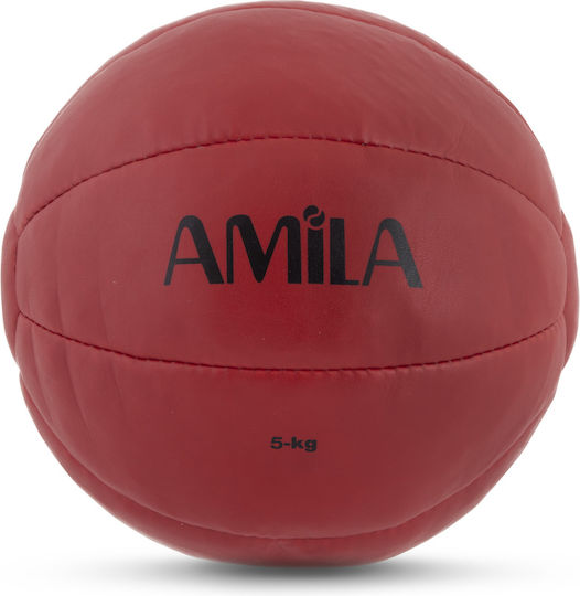 AMILA Топка Медицина 84см , 5кг в Червен Цвят