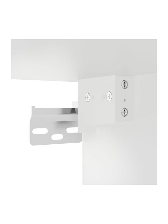 Cabinet de Birou Lemnos Alb 34.5x34x180cm