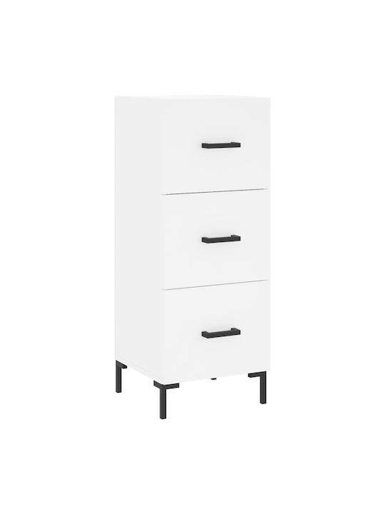 Cabinet de Birou Lemnos Alb 34.5x34x180cm