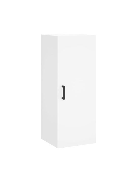Cabinet de Birou Lemnos Alb 34.5x34x180cm