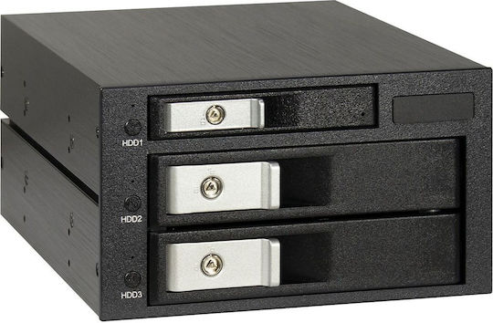 Inter-Tech IPC ST-3525 Case for 3 Hard Drives 2.5" / 3.5" SATA III