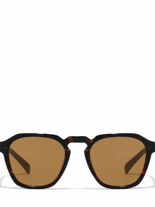 Hawkers Paula Echevarría Sunglasses with Brown Tartaruga Acetate Frame and Brown Lenses Blackjack Dark