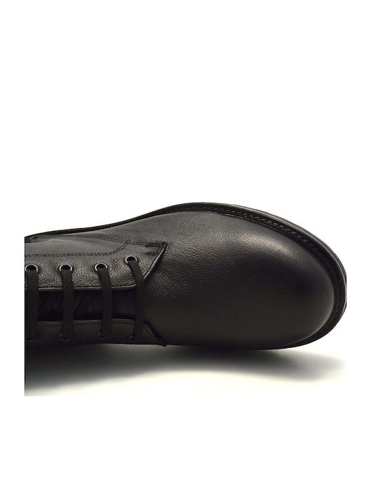 Leather Black Men's Boots Anatomical