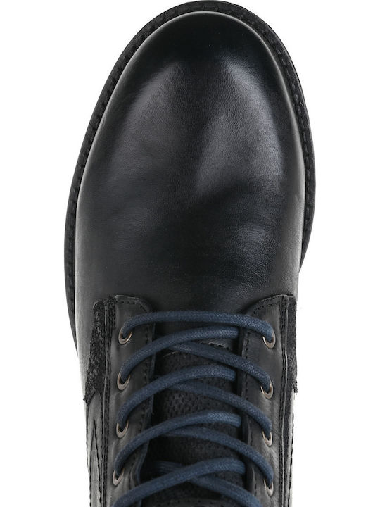 Boogie Mid Leder Schwarz Herrenstiefel