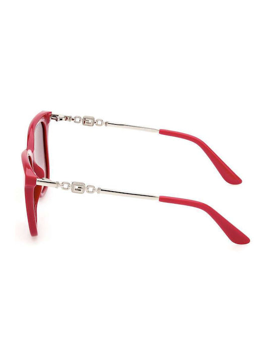 Guess Women's Sunglasses with Red Frame and Red Gradient Lens GU7886 75T