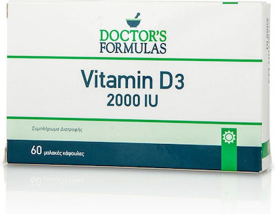 Doctor's Formulas D3 & K2 & Mag Formula Vitamin für Stärkung des Immunsystems & die Knochengesundheit 60 Mützen