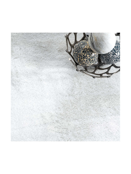 Saray Home Solid Antiderapant Covor Rectangular Shaggy Din blană Coasta de Fildeș