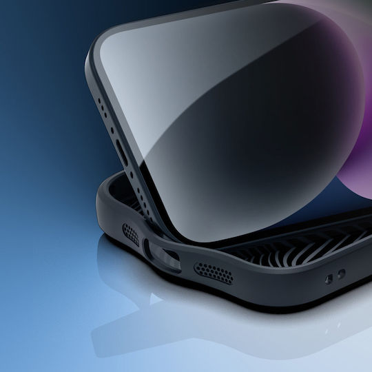 Dux Ducis Aimo Mag Back Cover Tempered Glass / Silicon / Plastic Negru (iPhone 15 Plus / 16 Plus)
