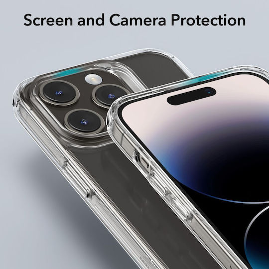 ESR Ice Shield Back Cover Σιλικόνης / Tempered Glass Σετ με Τζαμάκι Διάφανο (iPhone 15 Pro)